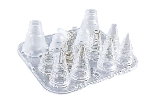 Utbytbara spritstyllar “Multi-Deko”, Ø 1, 2, 3, 5, 7, 9, 13, 15 mm, 1 set