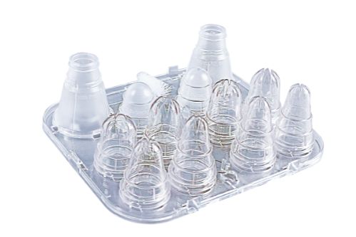 Utbytbara spritstyllar “Multi-Deko”, 4,5 /  5,5 / 6 / 7,5 / 8 / 8 / 9 / 10, 1 set