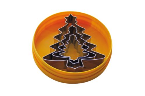 Set med dekorutstickare ”Julgranar”, 3 st/1 set