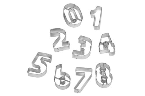 Nummerutstickare, siffror 0–9, 9 st/ 1 set