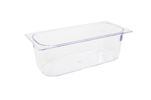 Glassbehållare 4,8 L, 360 x 165 x 120 mm