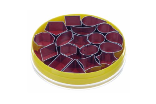 Set med dekorutstickare ”Geometri”, 18 st/1 set