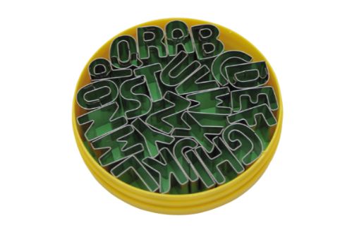 Set med dekorutstickare ”Alfabet”, 26 st/1 set