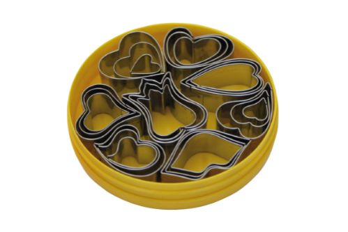 Set med dekorutstickare ”Hjärta”, 24 st/1 set