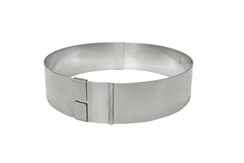 Tårtring rund, justerbar, Ø 180 - 300 mm x 60 mm