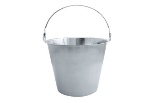 Hink, rostfritt stål, 10 l