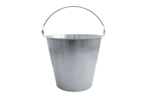 Hink, rostfritt stål, 12 l