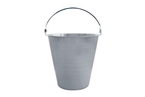 Hink, rostfritt stål, 15 l