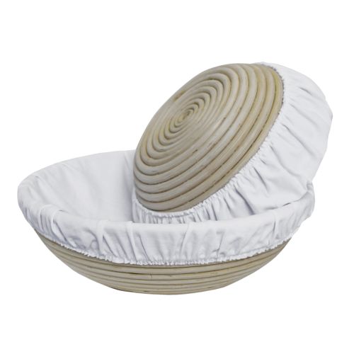 Bomullsöverdrag till rund jäskorg, Ø 250 mm