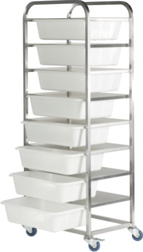 Behållarvagn, 670 x 470 x 1760 mm