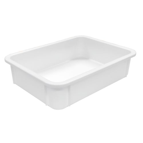 Degbehållare, rektangulär, 400 x 300 x 75 mm - 7,0 l