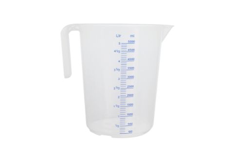 Måttbägare med öppet handtag, 5,0 l