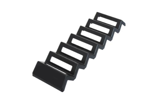 Snackställ – vågformad, 560 x 168 x 58 mm