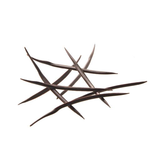 Chokladdekor, tallbarr, mörk choklad (2,5 kg) BF251210