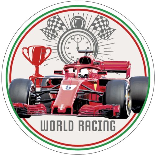 Oblat, Racerbilar Formel 1, d: 210 mm (12 st)