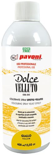 Pavoni, Dolce Velluto sprayfärg, gul, 400 ml