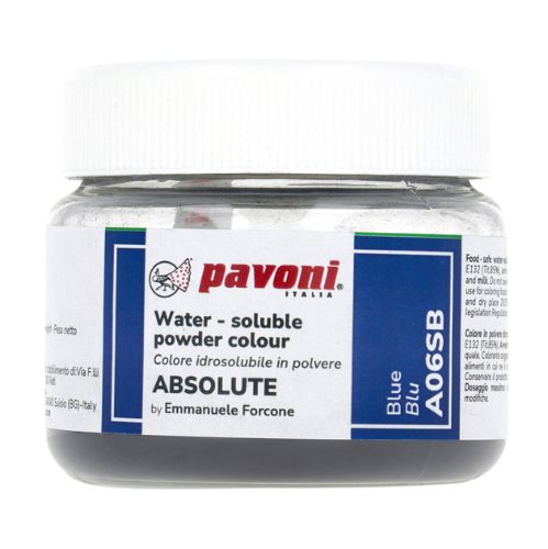 Pavoni, pulverfärg vattenlöslig, blå, 50 g