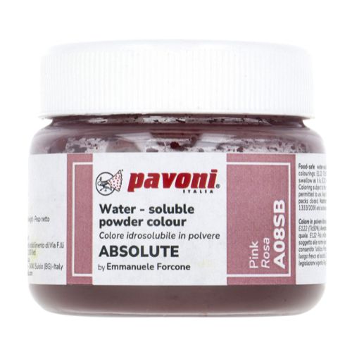 Pavoni, pulverfärg vattenlöslig, rosa (50 g)