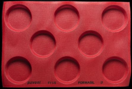 Pavoni, Formasil, FF10, 600x400 mm, rund, d: 120 mm, h: 30 mm, 8 hål