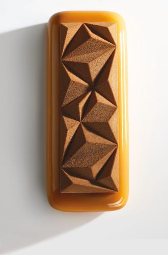 Pavoni, silikonform Cake Top, TOP03, 240x175 mm, Iceberg, d: 210x70 mm, h: 14 mm, 2 hål
