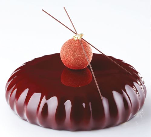 Pavoni, silikonform 3D Cake, KE013, Plissée, d: 180 mm, h: 47 mm