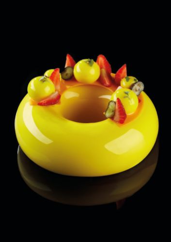 Pavoni, silikonform 3D Cake, KE020, interiör, d: 153 mm, h: 44 mm