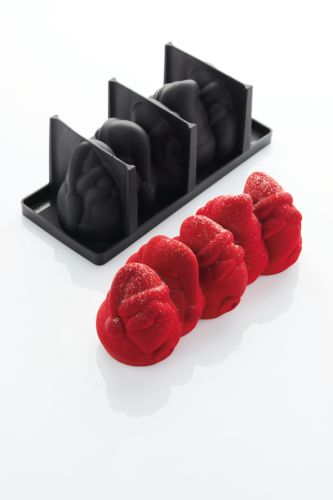 Pavoni, silikonform 3D Cake, KE084, Santa log, d: 254x103 mm, h: 100 mm