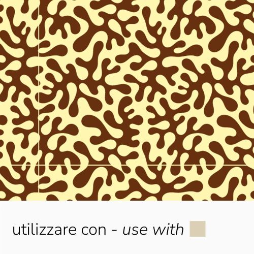 Pavoni, överföringsark, 400x250 mm, brunt mönster (30 st) BF 260117