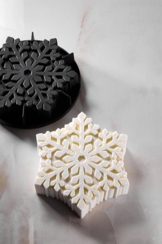 Pavoni, silikonform 3D Cake, KE109, Fiocco Di Neve, d: 208 mm, h: 47 mm