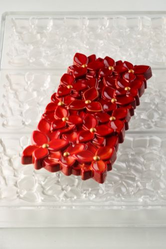 Pavoni, gjutform för chokladkaka, PC5076, Bouquet, 100 g, 3 st/form