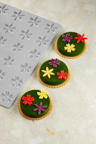 Pavoni, Pavoflex Gourmand, GG076, 300x200 mm, Floralia, d: 35 mm, h: 2,5 mm, 8+8+8 st/form