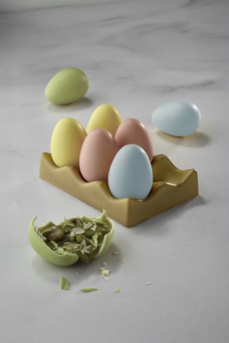 Pavoni, chokladform äggkartong med 6 st ägg, KT231, 163x112 mm, h: 80 mm, 2 st/set