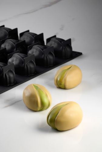 Pavoni, Pavoflex 3D, PX43135, 400x300 mm, Pistachio, pistage, d: 80x56 mm, h: 46 mm, 15 st/form