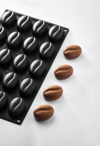 Pavoni, Pavoflex 3D, PX3231, 300x175 mm, Coffee, kaffeböna, d: 44x32 mm, h: 20 mm, 20 st/form
