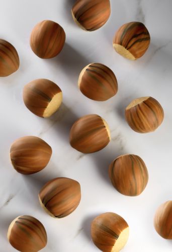 Pavoni, Pavoflex 3D, PX3234, 300x175 mm, Hazelnut, hasselnöt, d: 40x34 mm, h: 30 mm, 20 st/form
