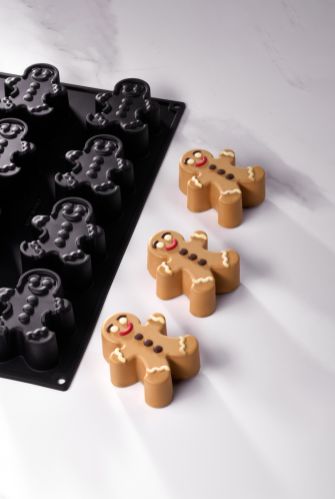 Pavoni, Pavoflex 3D, PX43138, 400x300 mm, Gingerman, pepparkaksgubbe, d: 85x69 mm, h: 35 mm, 12 st/form