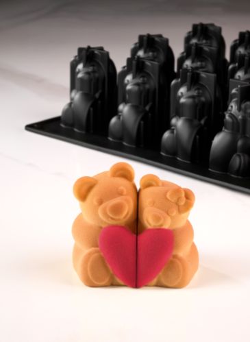 Pavoni, Pavoflex 3D, PX43141, 400x300 mm, Teddy Love, d: 86x60 mm, h: 77 mm, 9+9 st/form