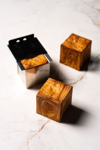 Pavoni, bakform för croissant, Cubic, 60x60x60 mm