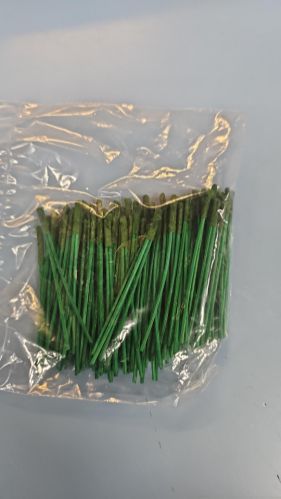 Körsbärsstjälk, grön, 60 mm (100 st)