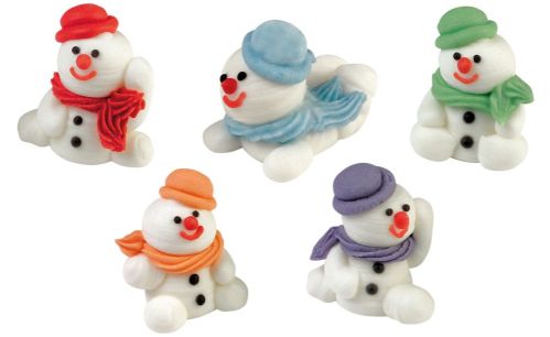 Kristyr, snögubbe, sittande, 30x20x31 mm (30 st) BF 260430