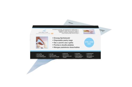 Engångsspritspåsar på rulle – 75 µ, 470 x 230 mm, 100 st