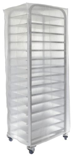 Plastöverdrag med dragkedja, 1650 x 720 x 1070 mm