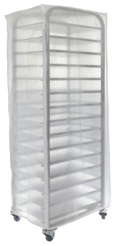 Plastöverdrag med dragkedja, 1600 x 690 x 450 mm