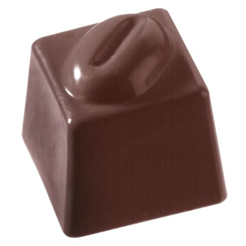 Chokladform 275×135 mm – Kaffebönor, 25 x 25 x 25 mm