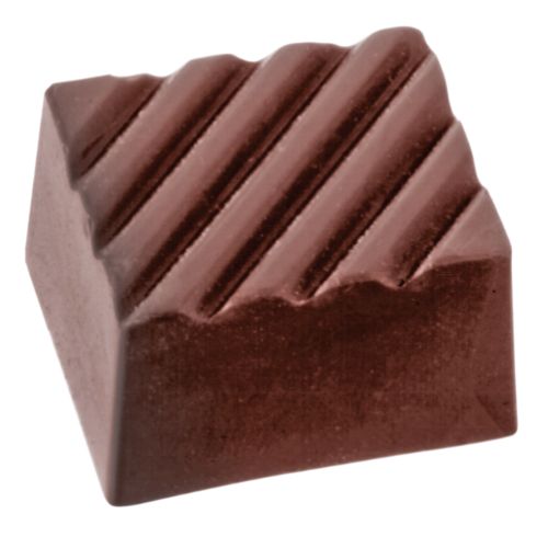 Chokladform 275×135 mm – Praliner med överdrag, 27 X 22 X 15 mm