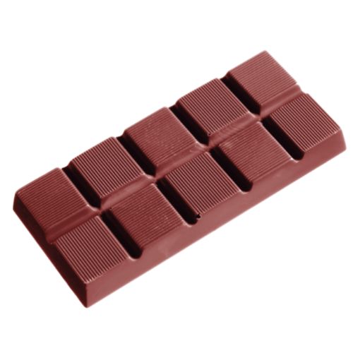 Chokladform 275×135 mm – Pralin och block, 117 x 50 x 11 mm