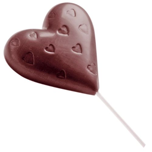 Chokladform 275×135 mm – Klubbor, 54 x 63 x 12 mm