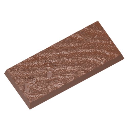 Chokladform 275×135 mm – Pralin och block, 118 x 53 x 9,5 mm