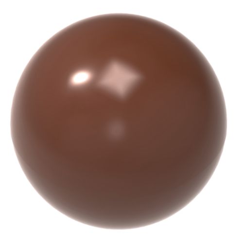 Chokladform 275×135 mm – Sfärer, 14 x 7 mm