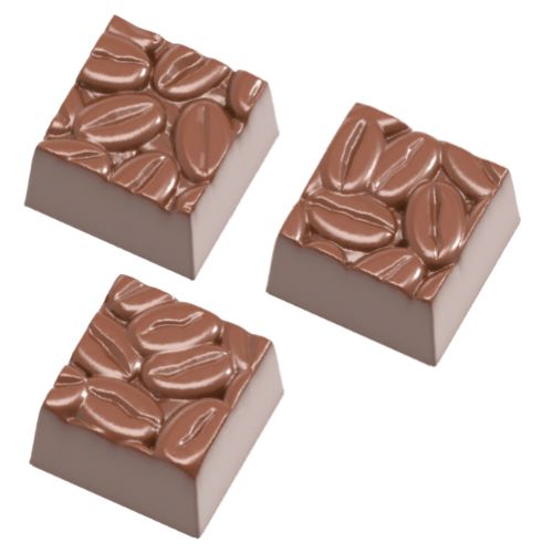 Chokladform 275×135 mm – Kaffebönor